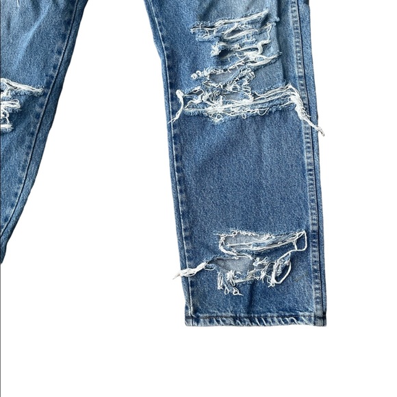 Wrangler Womens Jeans Sz 36x29 High Waist Distressed Denim - Picture 12 of 15